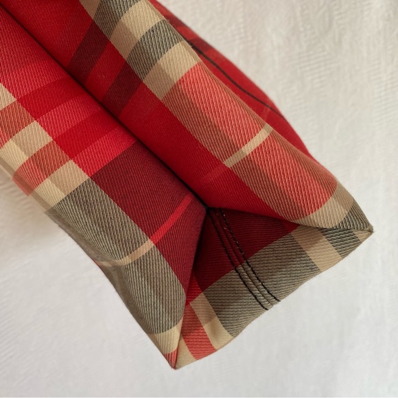 Burberry Nova check . Mini shopper with leather handles. EUC - Picture 4 of 8